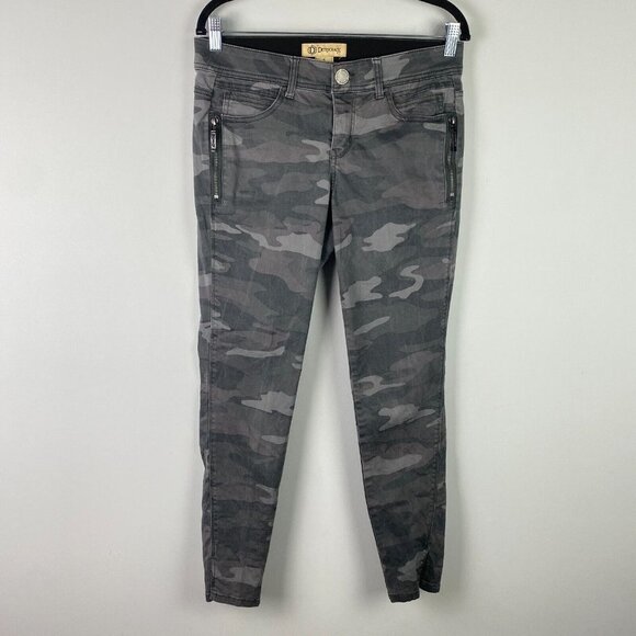Democracy Denim - Democracy "Ab" Technology Jeans Womens Size 6 Camo Stretch Jeggings Slit Ankle